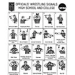 Cliff Keen Athletic Wrestling Signal Cards