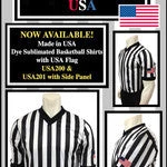 Smitty Officials Supply Smitty Sublimated Side Panel College Basketball Shirt Shirts
