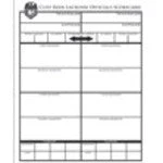 Cliff Keen Athletic Accessories Cliff Keen Throwaway Lacrosse Game Card