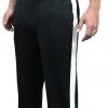 Smitty Officials Supply Pants & Shorts Tapered Fit Smitty 4-Way Stretch Black Football Pant W/ White Stripe (Poly Spandex) FBS184