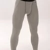 Smitty Officials Supply Smitty's Grey Compression Tights Pants