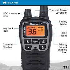 Not Specified Midland T71 VP3 Two Way Radio