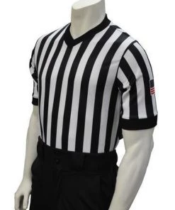 Smitty Officials Supply Smitty BodyFlex Dye Sublimated V-Neck Shirt College Basketball Shirts And Jackets