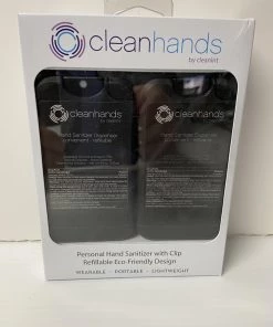 Wesol Distribution Cleanhands2 Refillable Sanitizer Masks- Coverings - Sanitizers