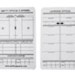 Smitty Officials Supply Accessories Smitty Reusable Lacrosse Game Card