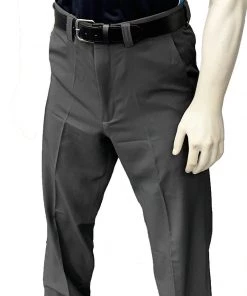 Smitty Officials Supply **New** Men's 4-Way Stretch FLAT FRONT Pants W/ Expander Waist By Smitty **NEW** NCAA Softball